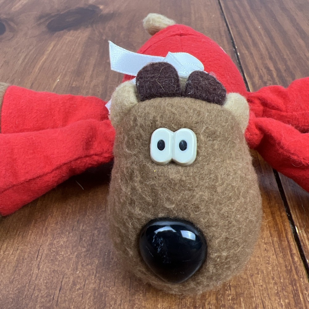 Hallmark Randy Christmas Reindeer‎ Red Stuffed Animal Plush Toy Rodney Friends - Picture 3 of 10